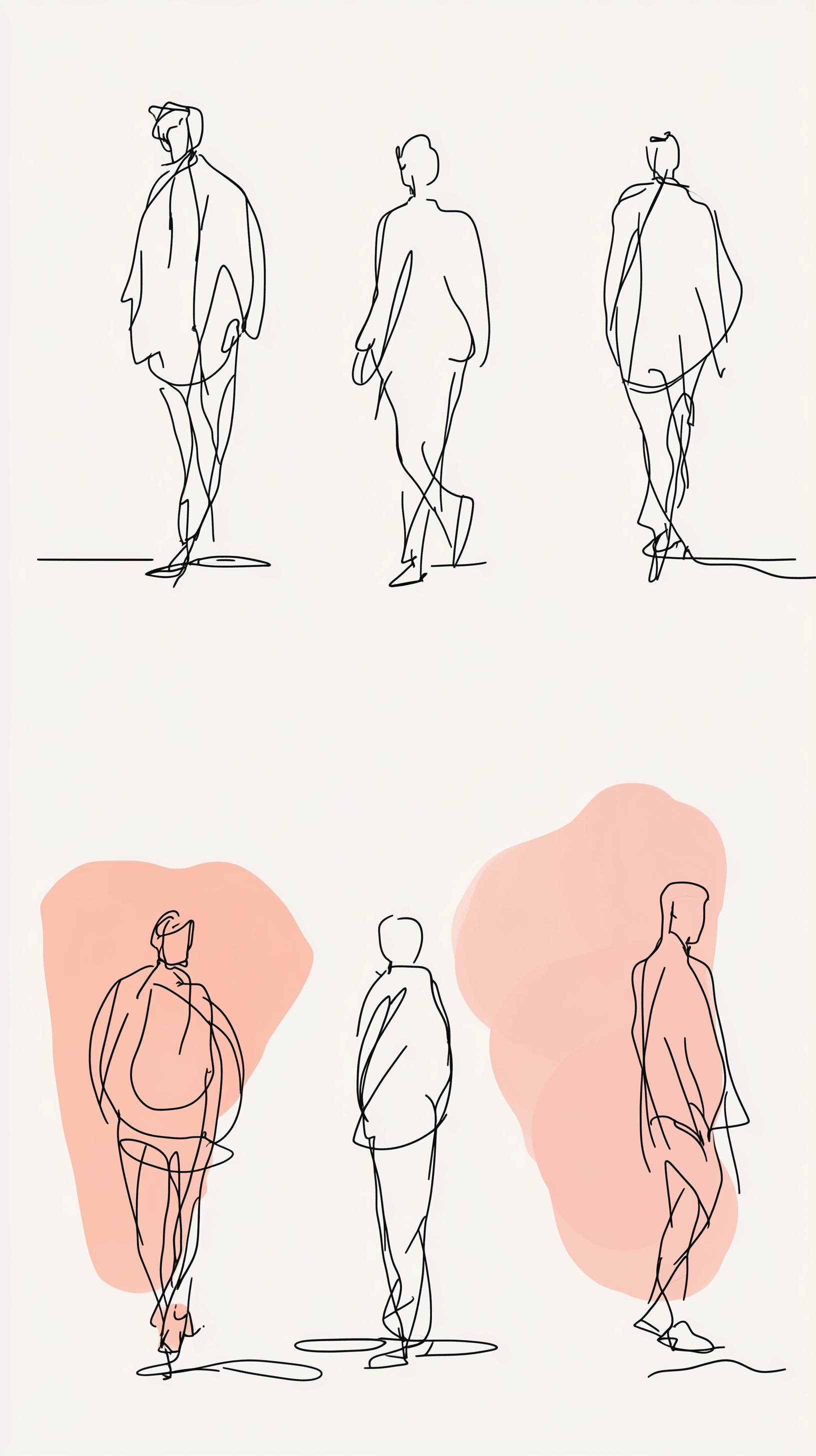 minimalist line drawing