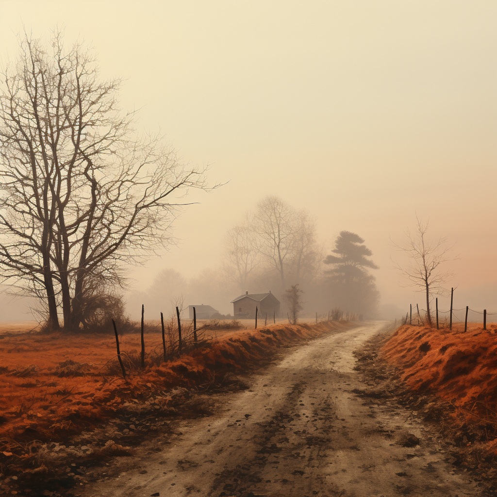 a rural scene and some trees