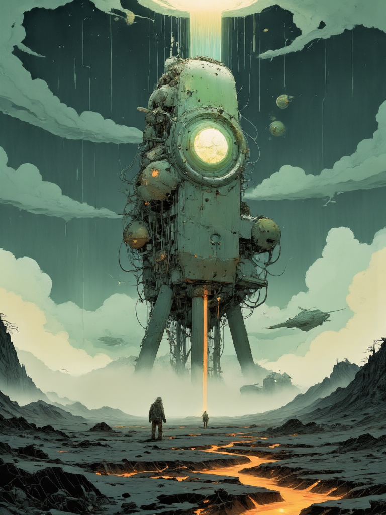 A colossal, self-repairing, self-replicating senti...