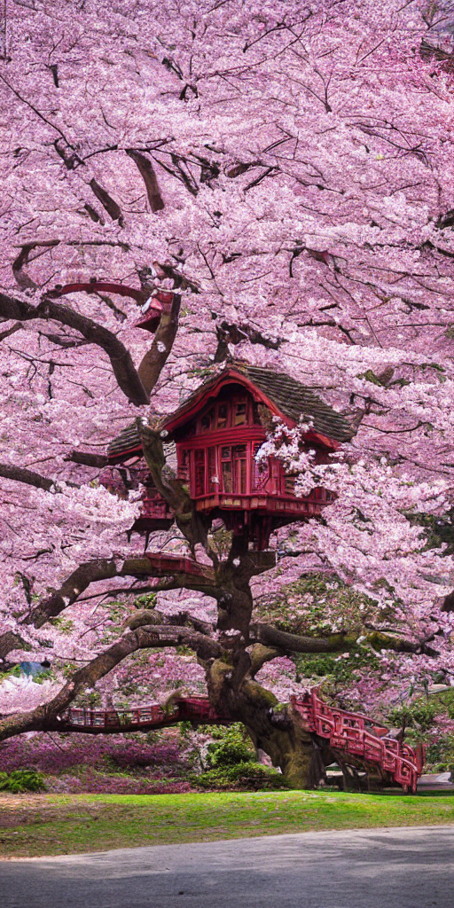 THE CHERRY BLOSSOM TREE HOUSE
