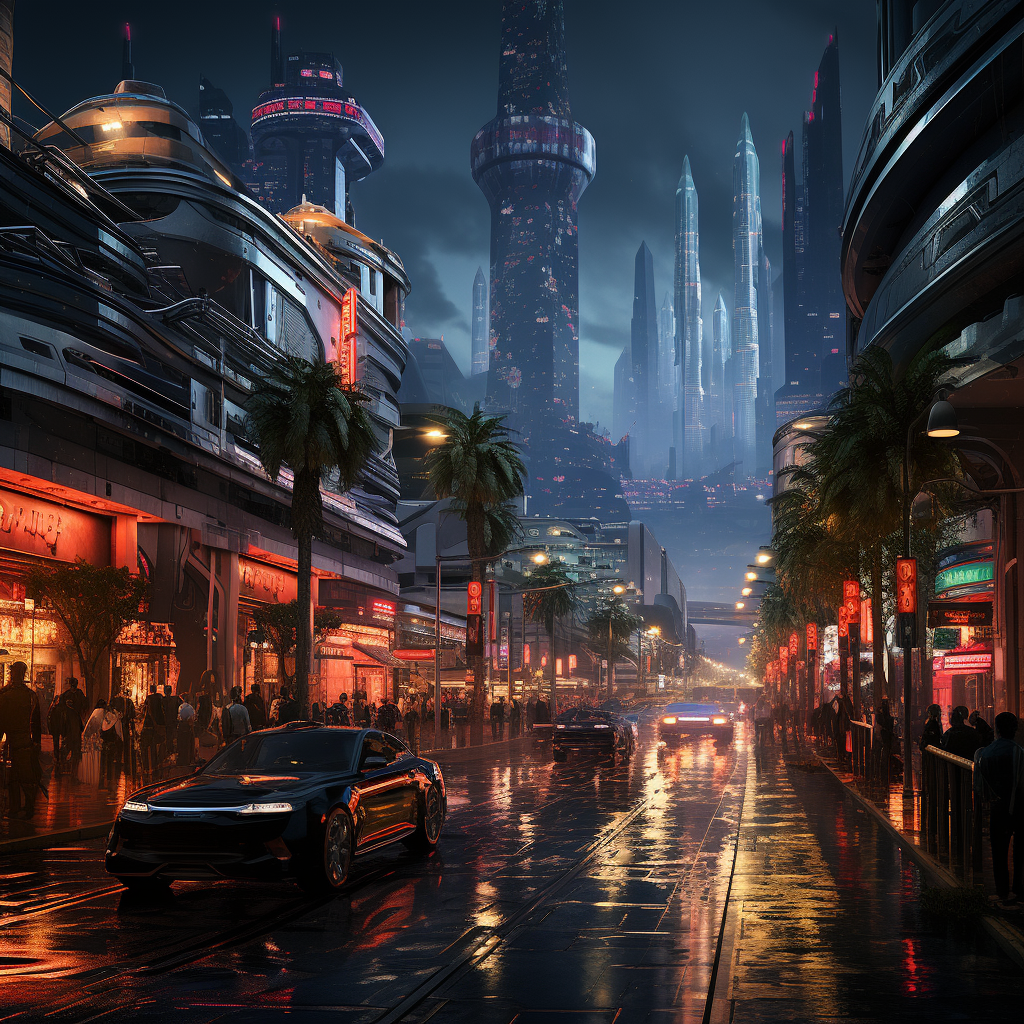 Futuristic Los Angeles