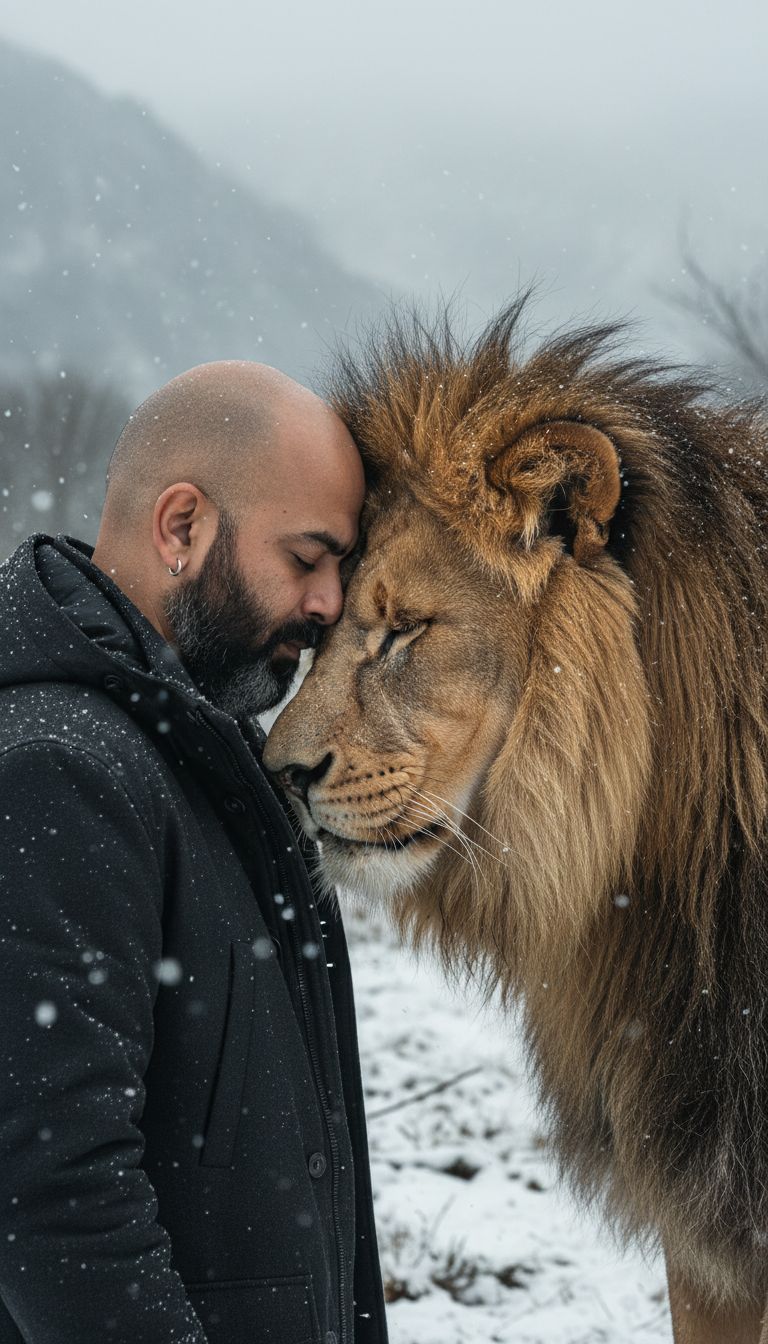 Create a realistic and emotional scene showing Tra...