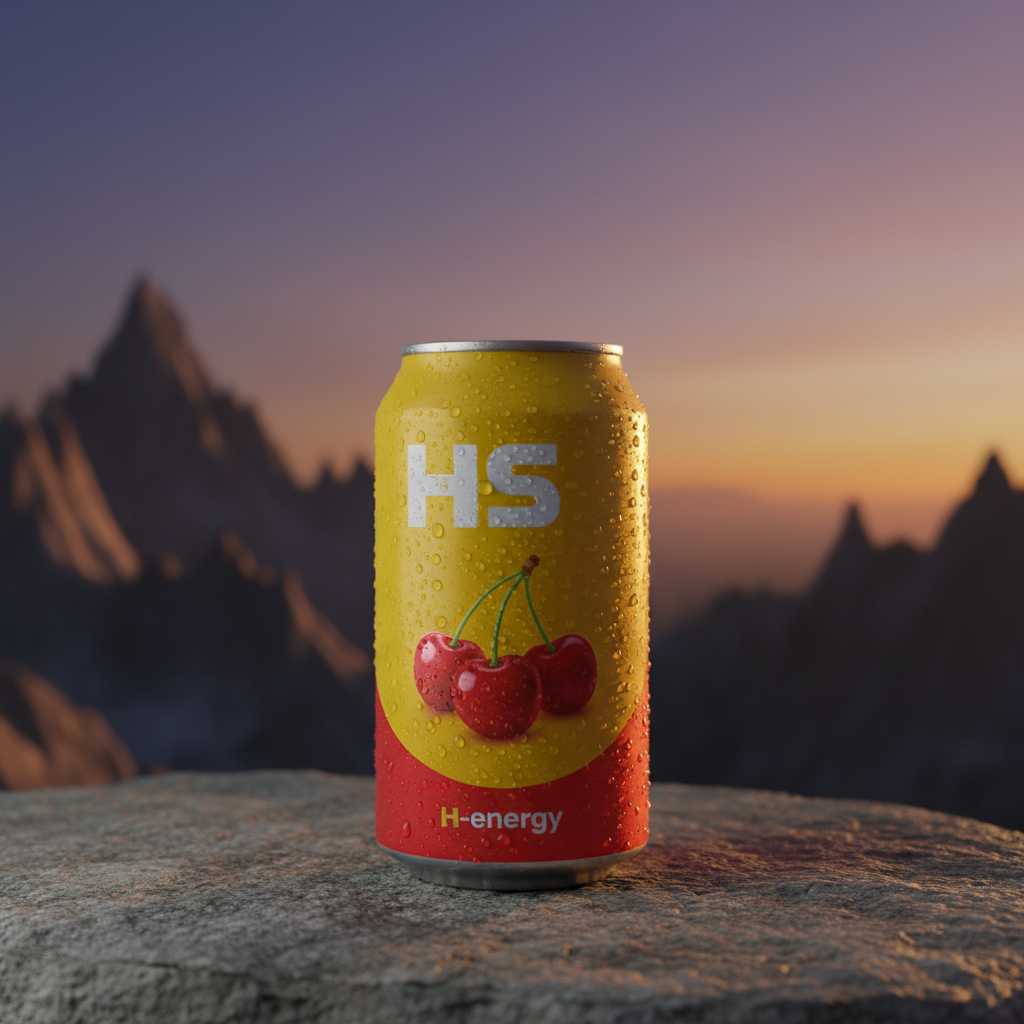 A photograph depicting a vibrant yellow and red "H...