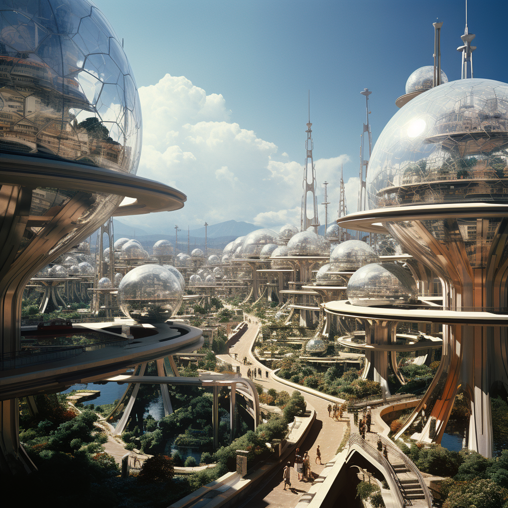 Retrofuturism style