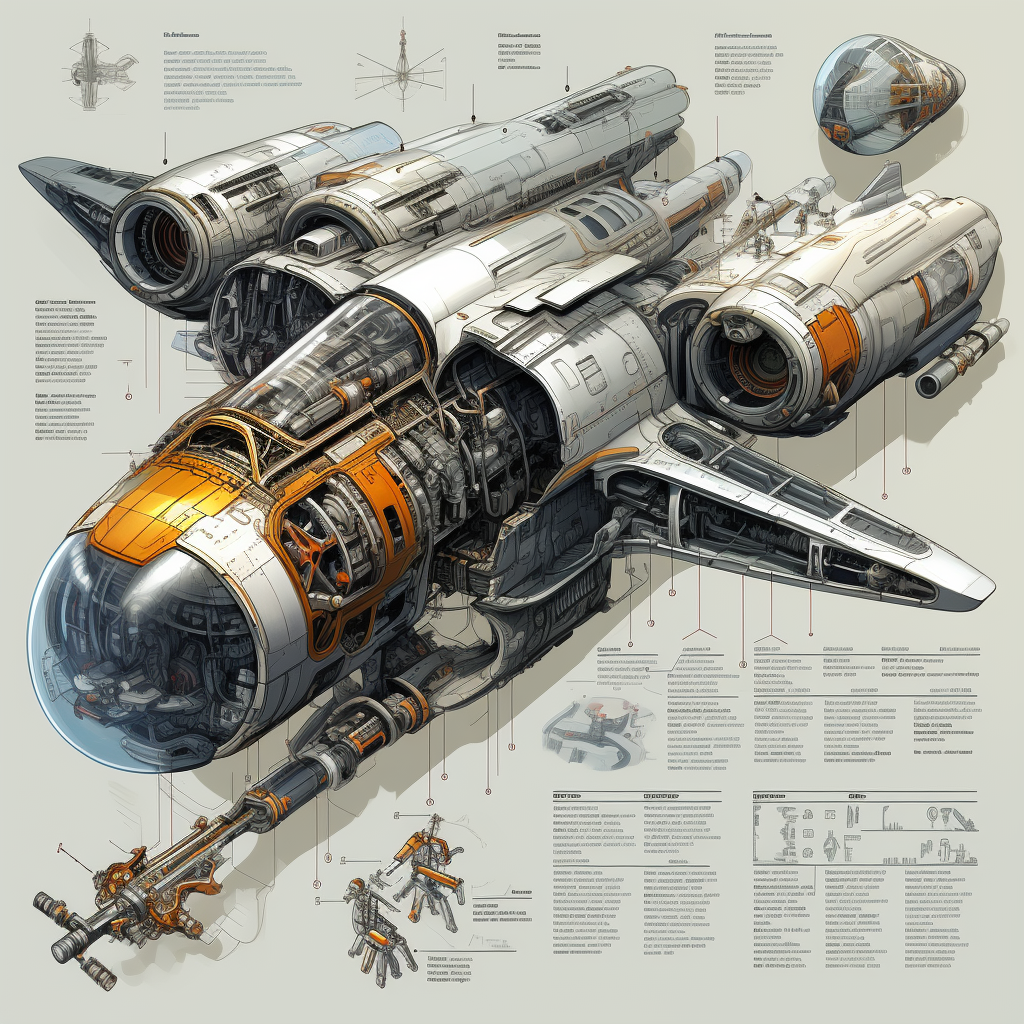 Vellum Visions, Deep Space Habitat Schematics