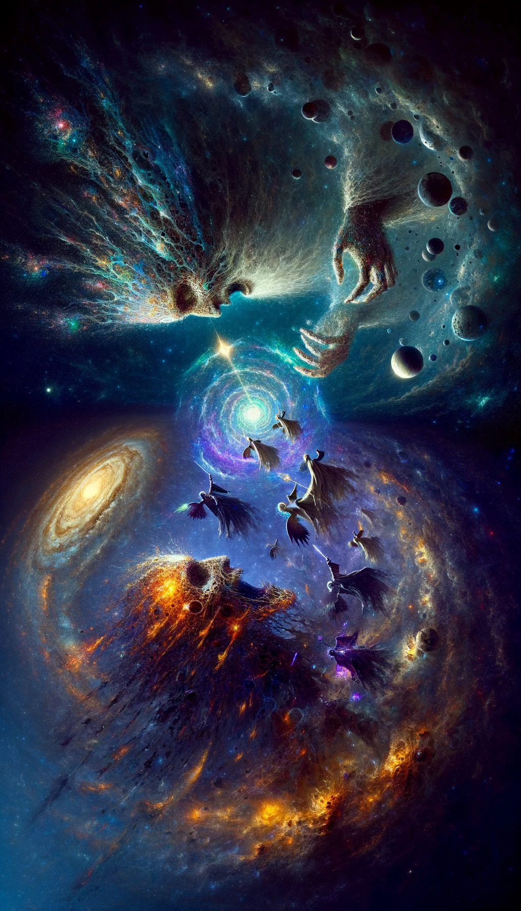In the vast emptiness of the interstellar void